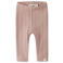 LIL' ATELIER BABY slim regular waist legging roze ajour