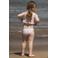 LIL' ATELIER MINI bikini met ruitenprint roze/wit