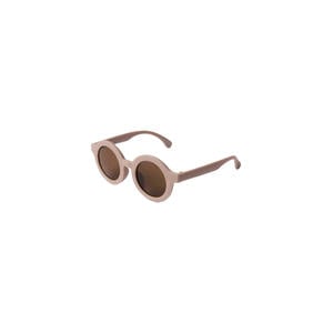 zonnebril rond beige