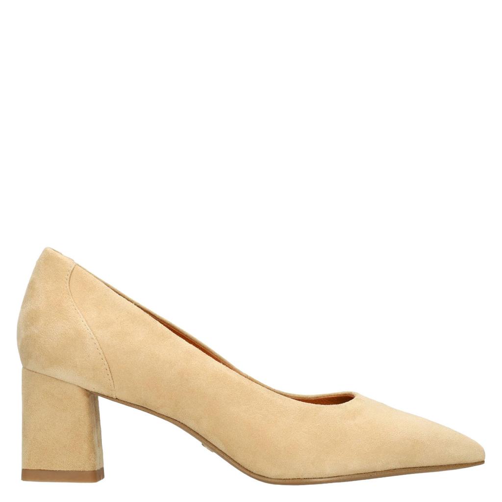 Beige dames No Stress suède pumps