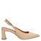 No Stress suède slingback pumps beige