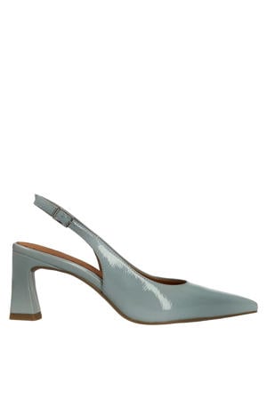 lak pumps blauw