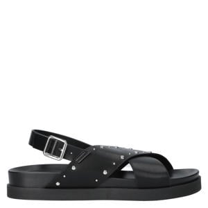 Onlminnie-19 Studs Cross Strap Sandal sandalen zwart