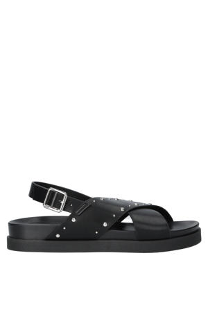 Onlminnie-19 Studs Cross Strap Sandal sandalen zwart