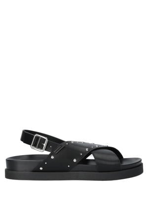 Onlminnie-19 Studs Cross Strap Sandal sandalen zwart