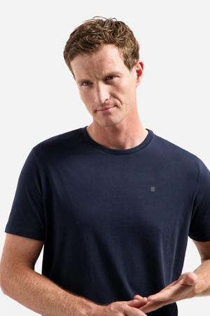 regular T-shirt donkerblauw