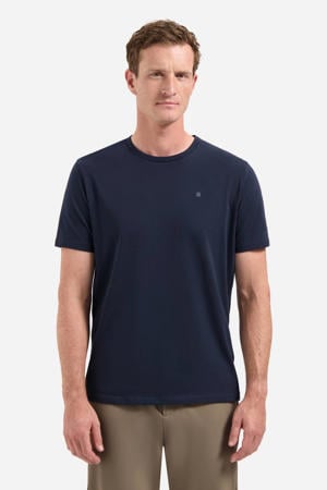 regular T-shirt donkerblauw