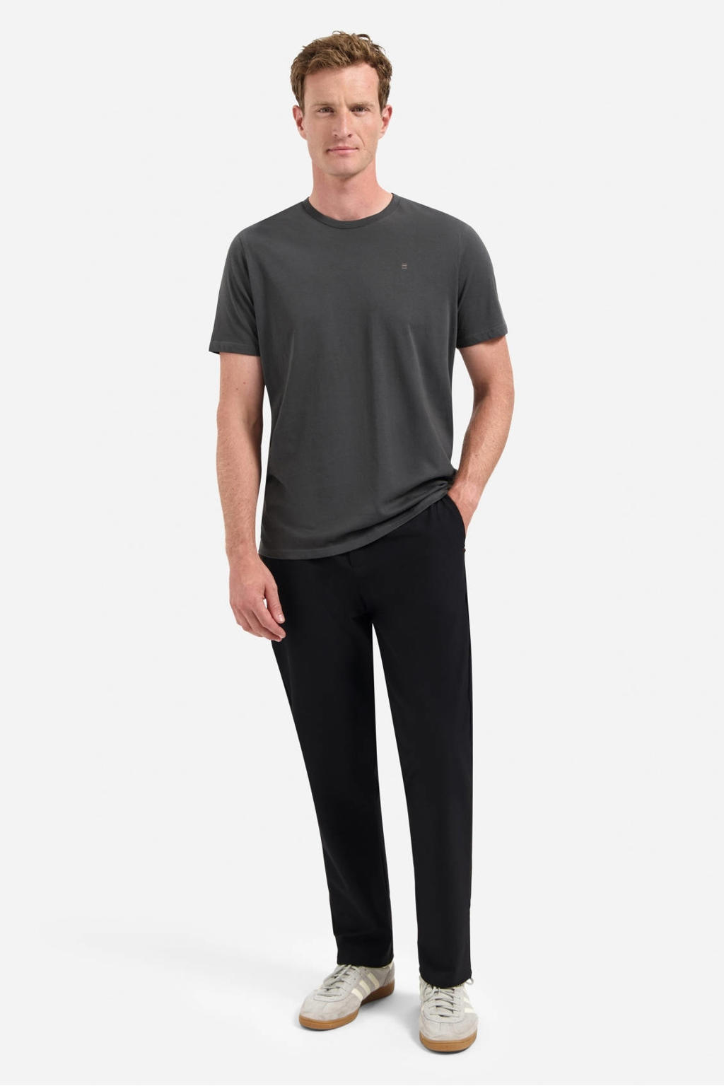 No Excess regular T-shirt grijs