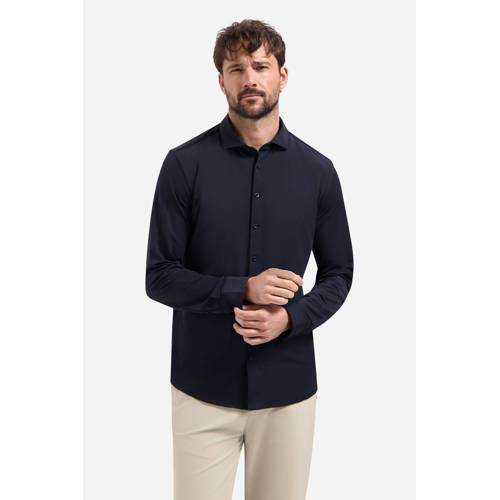 No Excess regular casual overhemd donkerblauw afbeelding