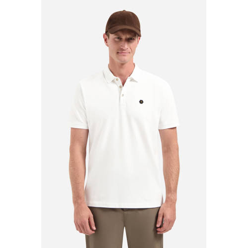 No Excess regular polo wit afbeelding