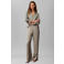 Calvin Klein wide leg high waist broek grijsgroen