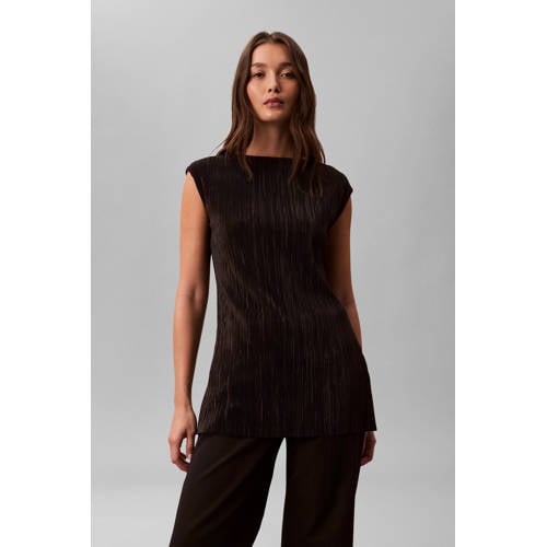 Calvin Klein mouwloze top zwart afbeelding