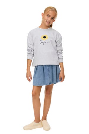 sweater grijs melange