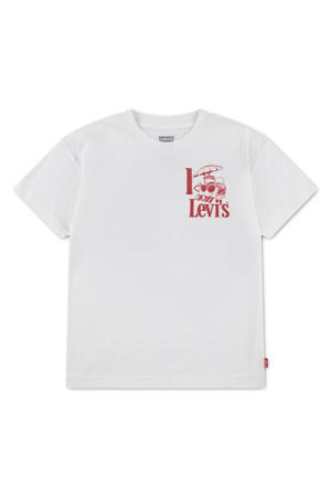 T-shirt met backprint wit