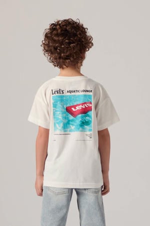 T-shirt met backprint wit