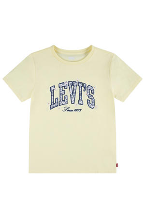 T-shirt lichtgeel