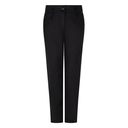 Red Button straight regular waist broek zwart afbeelding