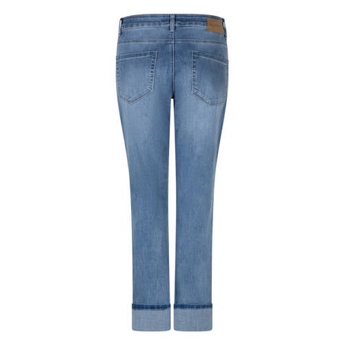 Red Button Kate Denim Embroid. Pockets high waist regular fit jeans medium blue denim afbeelding