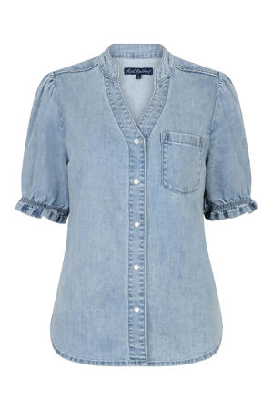 blouse light blue denim