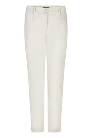 straight regular waist broek champagne