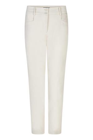 straight regular waist broek champagne