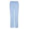 Red Button straight regular waist casual broek met linnen met krijtstreep lichtblauw