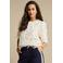 Red Button top ecru