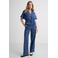 Red Button Claudette Palazzo Denim rinse wide leg jeans donkerblauw