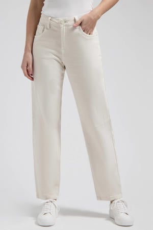 Tess barrel jeans beige