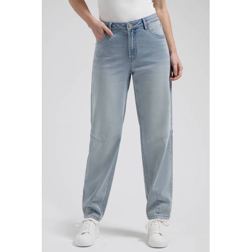 Florez Tess barrel jeans light blue denim afbeelding