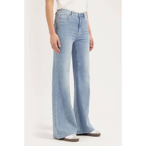 Florez Ana Flared flared jeans light blue denim afbeelding