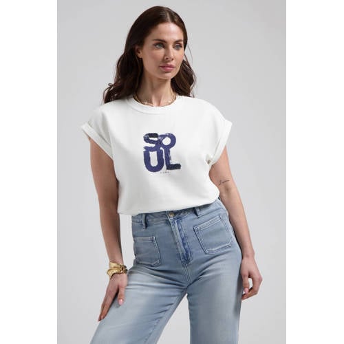 Florez T-shirt wit afbeelding