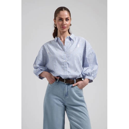 Florez gestreepte blouse blauw afbeelding