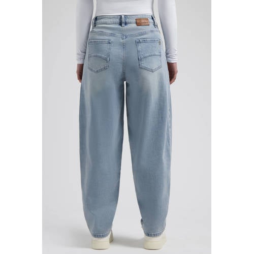 Florez Fani Barrel Jeans barrel jeans light blue denim afbeelding