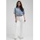 Florez Ana Flared Pocket flared jeans ecru