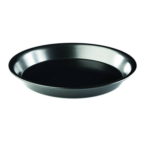 Grill Guru druippan rond compact (∅26×4 cm) – zwart