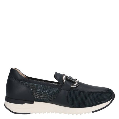 Caprice Kaia leren instappers donkerblauw afbeelding