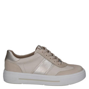 Manou leren sneakers beige