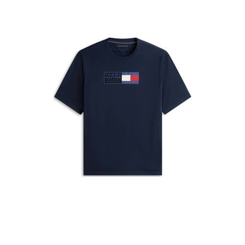 Tommy Hilfiger Big & Tall regular T-shirt Plus Size donkerblauw afbeelding