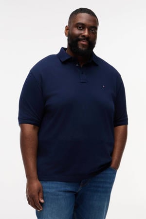 regular polo Plus Size donkerblauw