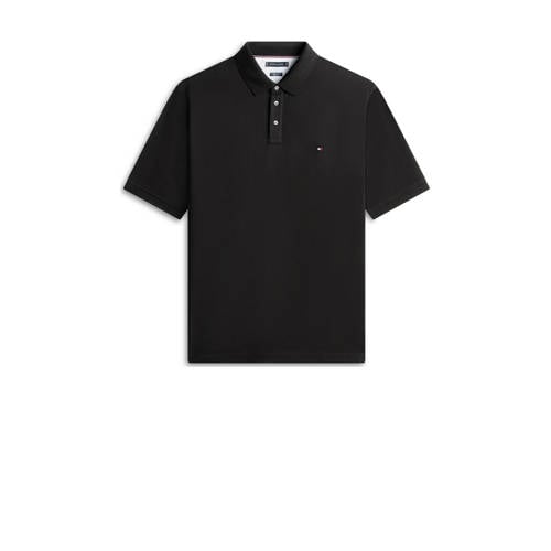 Tommy Hilfiger Big & Tall regular polo Plus Size zwart afbeelding