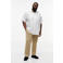 Tommy Hilfiger Big & Tall regular casual overhemd met linnen wit
