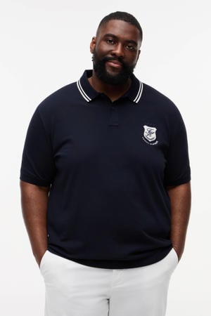 regular polo donkerblauw