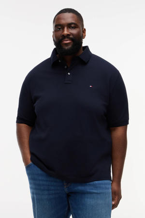 regular polo Plus Size donkerblauw