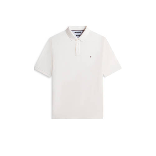 Tommy Hilfiger Big & Tall regular polo Plus Size wit afbeelding