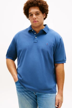 regular polo Plus Size marineblauw