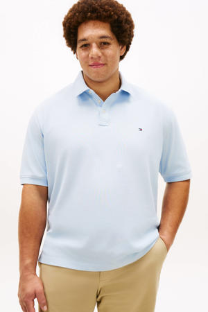 regular polo Plus Size lichtblauw