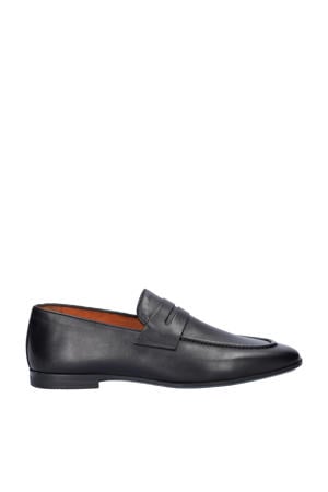 leren loafers zwart
