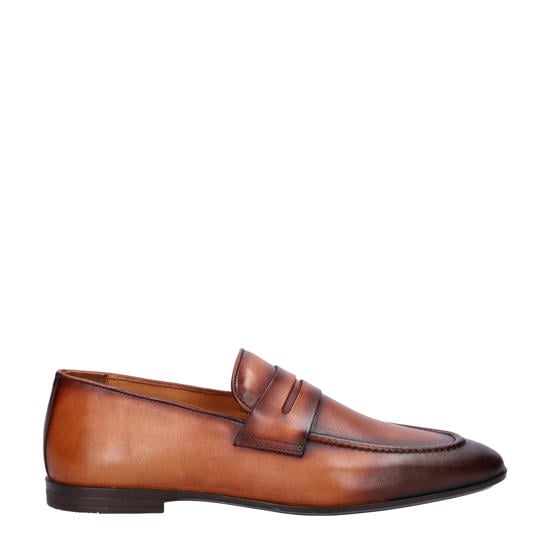bruine loafers heren