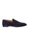Nelson suède loafers donkerblauw